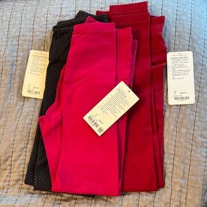 Lot of 3 NWT lululemon athletica tights/ leggings